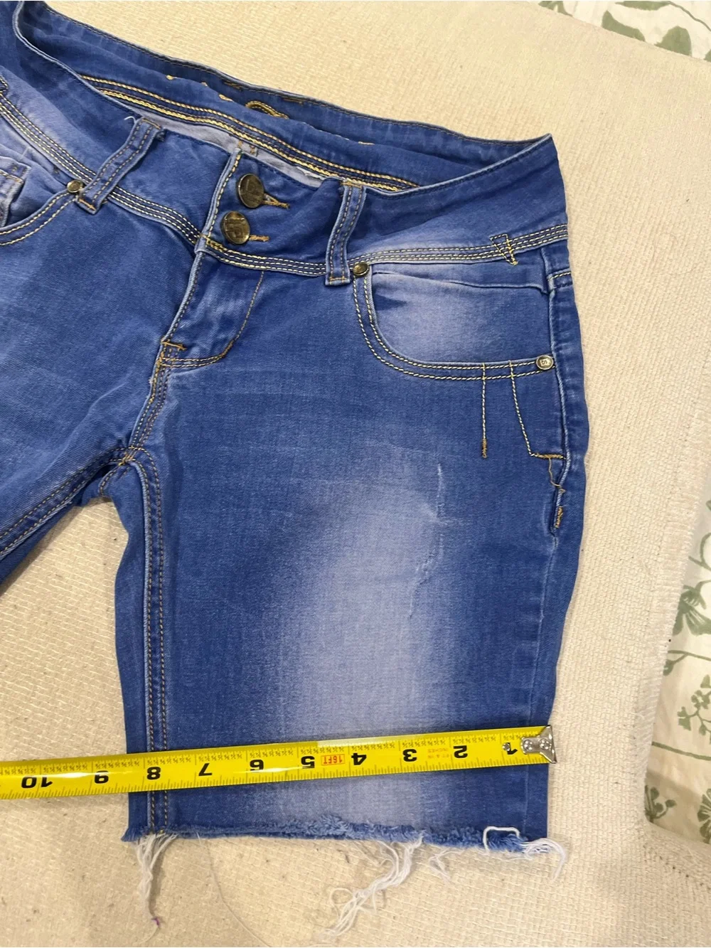 Sexy Couture Stretch Denim Bermuda Shorts